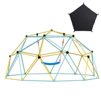 Vevor Kletterkuppel 3,04 m geometrisches Klettergerüst mit Hängematte &