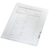 Leitz Sichthülle Premium 41050000 A5 0,15mm PVC tr 100 St./Pack.