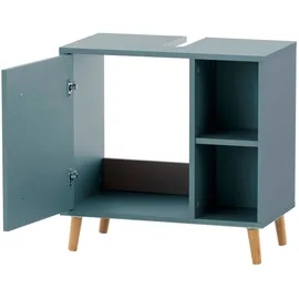 Schildmeyer Waschbeckenunterschrank Bjarne 60,2 x 59,3 x 33 cm Blau