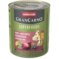 Animonda GranCarno Adult Rind & Rote Bete, Brombeeren, Löwenzahn