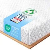 Topper 180x200cm, 8cm Höhe H4/H5 Doppel-Härtegrad Matratzentopper, Öko-TEX Zertifiziert mit weicher Gel Memory Atmungsaktiv und Waschbar, rutschfest für Boxspringbett und Schlafsofa