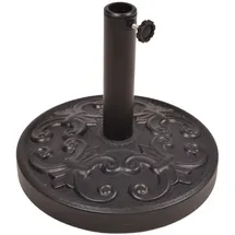deluke Sonnenschirmständer POTI 12 kg Kunststoff Schwarz