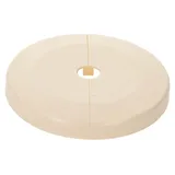 tecuro Scharnierrosette Ø 12 mm x Ø 85 mm x 8 mm - Kunststoff ABS weiß - tecuro