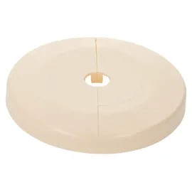 tecuro Scharnierrosette Ø 12 mm x Ø 85 mm x 8 mm - Kunststoff ABS weiß - tecuro