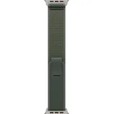 Apple Trail Loop Natural Titanium Finish (49 mm, Nylon), Uhrenarmband, Grün