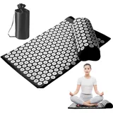 Akupressurmatte, Akupunkturmatte, Massagematten-Set, 65 x 41 cm, Spike-Matte mit Kissen, Meditations- und Massage-Set zur Druckentlastung, ideal für Nacken- und Rückenbeschwerden zu Hause