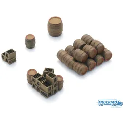 Artitec Fertigmodell LKW-Ladung Bierfässer aus Holz 316.135