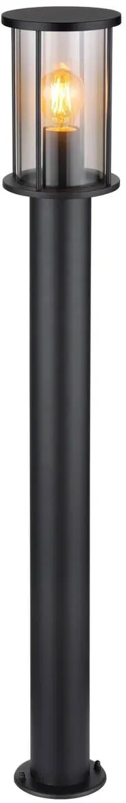 Globo Wegeleuchte Gracey, schwarz, Edelstahl, Modern - 14.3 cm - 14.3 cm - 100 cm