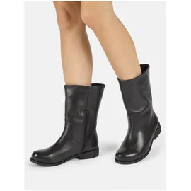 felmini wide fit Stiefel Stiefel Leder - Schwarz - 40
