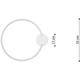 Jiaoguang Lighting Deckenleuchte RIO 55 cm