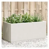 vidaXL Pflanzkübel 80 x 36 x 35 cm Weiß