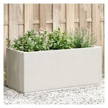 vidaXL Pflanzkübel 80 x 36 x 35 cm Weiß