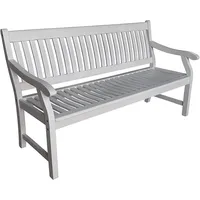 Sedex Gartenbank New Jersey 3-Sitzer weiß gewischt