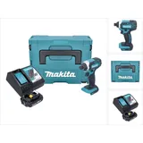 Makita DTD 152 RA1J Akku Schlagschrauber 18 V 165 Nm 1/4" + 1x Akku 2,0 Ah + Ladegerät + Makpac