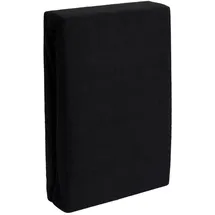 Carpe Sonno Spannbettlaken Frottee 90 x 200 cm Schwarz