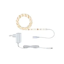 Paulmann SimpLED Stripe Set 1,5 m Warmweiß 5W 230/12V DC Weiß Metall Kunststoff