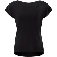 Winshape Damen Seidig weiches Bambus-Kurzarmshirt, schwarz, S