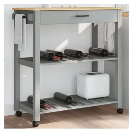vidaXL Küchenwagen MONZA 84x40x90 cm Massivholz Kiefer