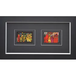 Kunstdruck HUNDERTWASSER - bunt