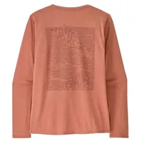 Patagonia Cool Daily Graphic Damen Longsleeve, pink - S