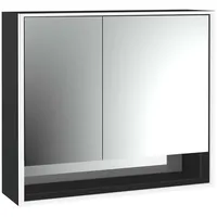 EMCO loft mit Unterfach, Aufputz, 800mm, - schwarz/spiegel,
