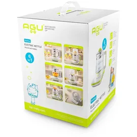 AGU Wasserkocher, 6In1 Multifunktionaler Sprudel - Weiß