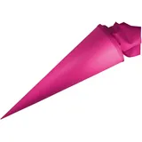 Ludwig Bähr URSUS Schultüten Bastel-Schultüte mit Filzmanschette, eosin, Höhe: 35 cm, Durchmesser: 11,5 cm