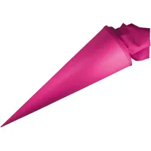 Ludwig Bähr URSUS Schultüten Bastel-Schultüte mit Filzmanschette, eosin, Höhe: 35 cm, Durchmesser: 11,5 cm