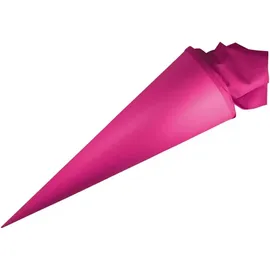 Ludwig Bähr URSUS Schultüten Bastel-Schultüte mit Filzmanschette, eosin, Höhe: 35 cm, Durchmesser: 11,5 cm
