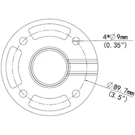 Allnet Pendant mount/Decken für ALL-CAM2498-LEP