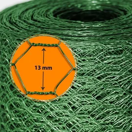 Floordirekt Drahtzaun mit PVC Ummantelung 100 cm Grün