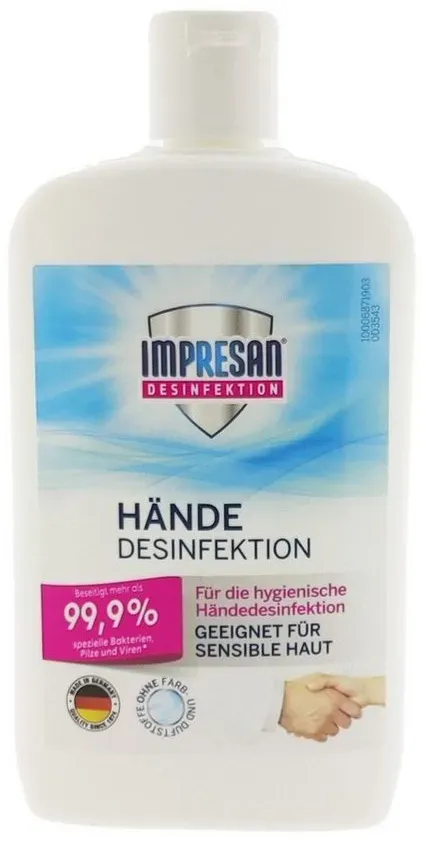 Preisvergleich Produktbild Fixierpflaster Impresan Hände Desinfektion flüssig 150ml Hände Desinfektionsspray