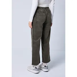 street one studio Cordhose High Waist Hollow Grün 46