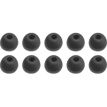 Sennheiser 506403 Silikon Schwarz 10pièce (S) Schaumstoff Ohrstöpsel – Schäume Kopfhörer (Silikon, 10 Stück (S))