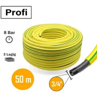 Stabilo-sanitär Profi Gartenschlauch 3/4 Zoll 50m gelb