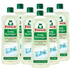 FROSCH 7x Frosch Essig Reiniger 1 Liter – Stark gegen Kalk Allzweckreiniger