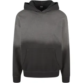 URBAN CLASSICS Sun Bleached Kapuzenpullover Black L
