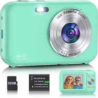Digitalkamera Für Kinder, 44MP 1080P HD, 32GB Karte, 16X Zoom, Wiederaufladbar.