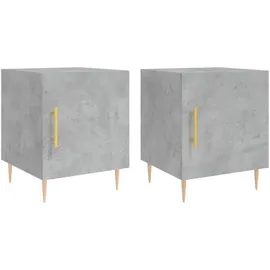 vidaXL Nachtschrank 40 x 40 x 50 cm Grau