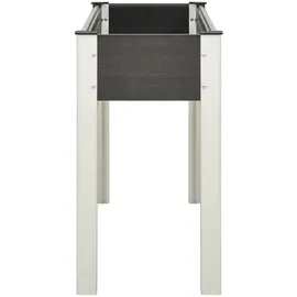 furnicato Garten-Hochbeet 120 x 40 x 75 cm Grau