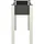 furnicato Garten-Hochbeet 120 x 40 x 75 cm Grau