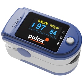 PULOX Pulsoximeter PULOX PO-200 Solo blau