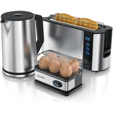 Arendo Wasserkocher 1,5 l Silber