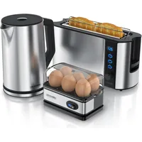 Arendo Wasserkocher 1,5 l Silber