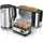 Arendo Wasserkocher 1,5 l Silber