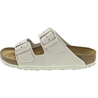 Birkenstock Arizona SFB VL Weichbettu Pantolette Beige in Gr. 43 - Grau - 43