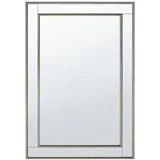 Beliani Wandspiegel Fenioux 60 x 90 cm Silber/Gold