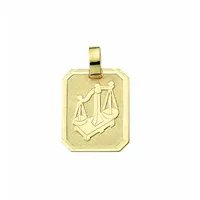Kettenanhänger ADELIA ́S "Damen & Herren 333 Gold Sternzeichen Anhänger Waage", gold, Schmuckanhänger, Damen, Damen, Waage, Gelbgold 333 Gold, Gelbgold 333, Gold, Kettenanhänger, Goldschmuck für Damen & Herren