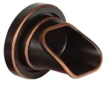 Oase Wasserspeier Wand Ellipse Bronze