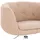 Svita Cocktailsessel Panama Stoff 55 x 78 x 61 cm Beige höhenverstellbar